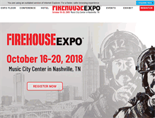 Tablet Screenshot of firehouseexpo.com